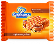 Вафли сиропные "Варёная сгущёнка" 0.120кг  